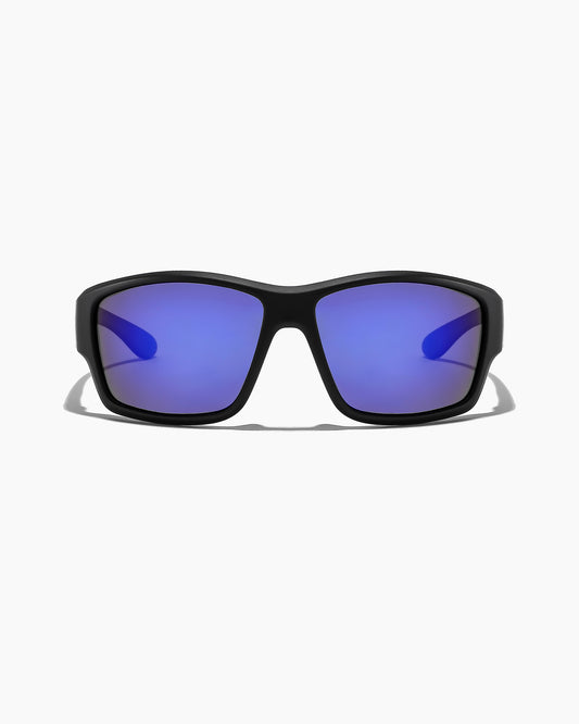 RV- The Decline Matte Black - Blue Reflective Polarized