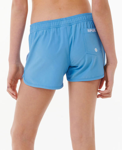 Girl Surf Essentials 3" Boardshort (8 - 14 years) - Bright Blue