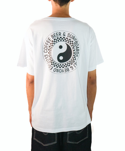 BGS Yin Yang Tee - White