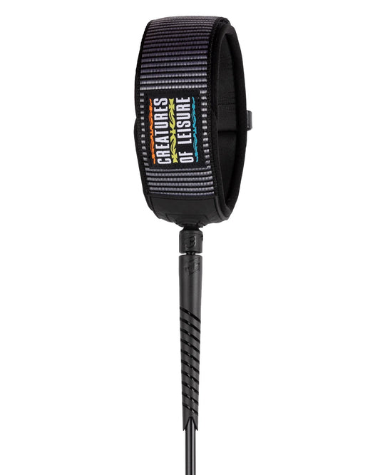 Creatures Longboard Knee 9' Leash - Black Thorn