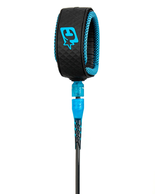 Creatures Pro 6' Leash - Black/Cyan