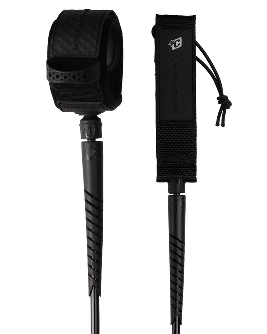 Creatures Reef 9' Leash - Black/Silver