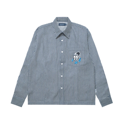 Long Shirt Eyes Vinyl - Black