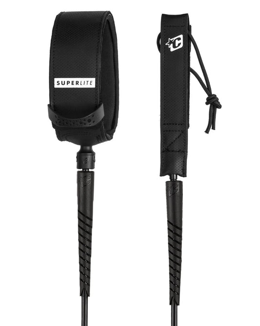 Creatures Longboard Ankle 10' Leash - Black/Black