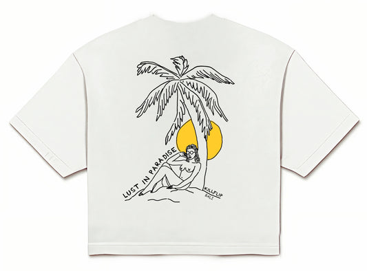 Lust Paradise Crop Tee Women - White