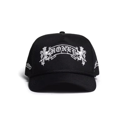Lion Crown Cap - Black