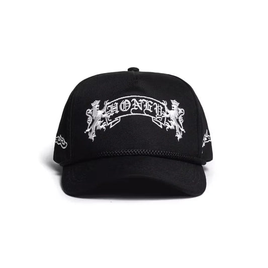 Lion Crown Cap - Black