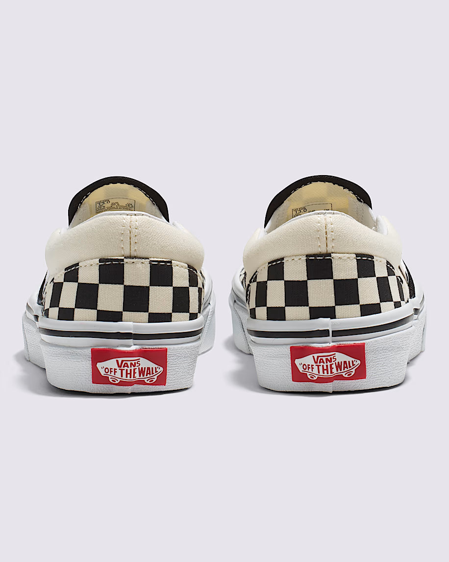 Original Vans Kids Slip on shoes UY (4-8 Years) - Black/White Checkerboard