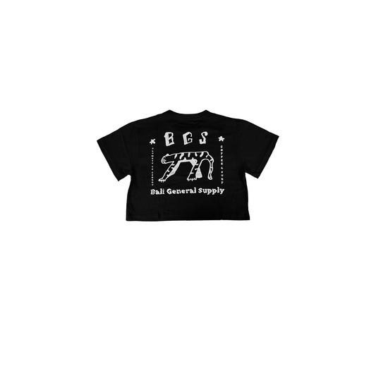 BGS Macan Crop Tee - Black