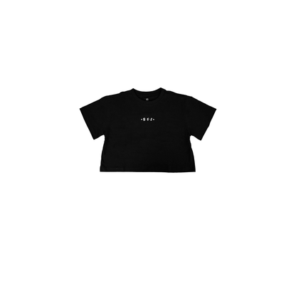 BGS Macan Crop Tee - Black