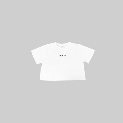 BGS Macan Crop Tee - White