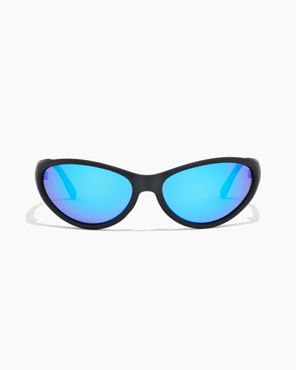 RV-Morphine Matte Black-Blue Reflective Polarized