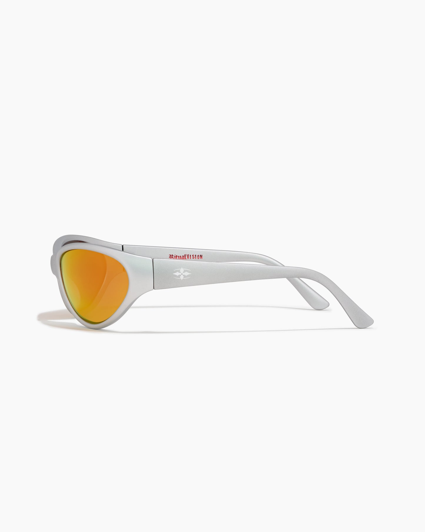 RV-Morphine Matte Chrome-Orange Reflective Polarized