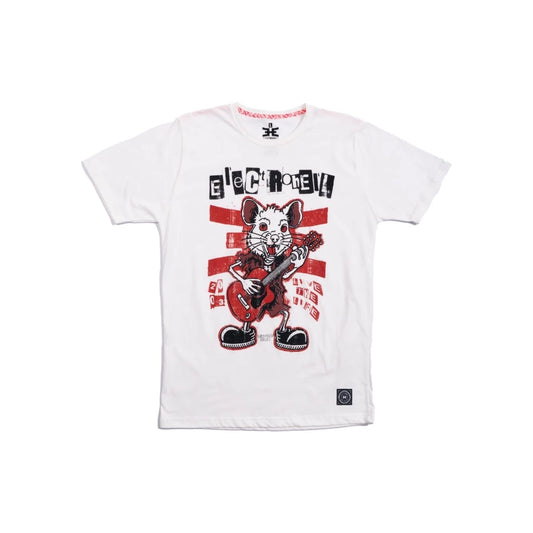 MTSR ROCKSTAR Men Tshirt - White