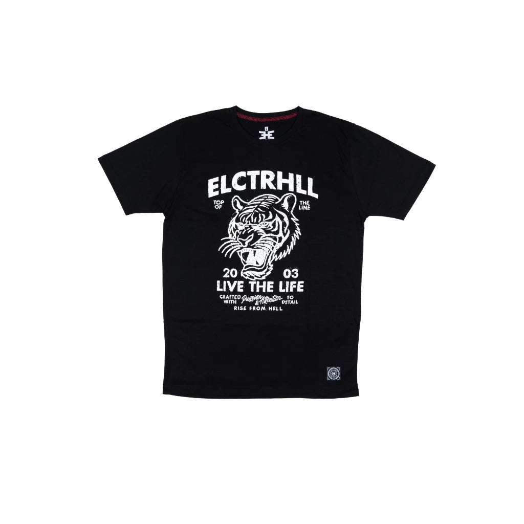 MTSR TIGER CREST  Men Tshirt - Black