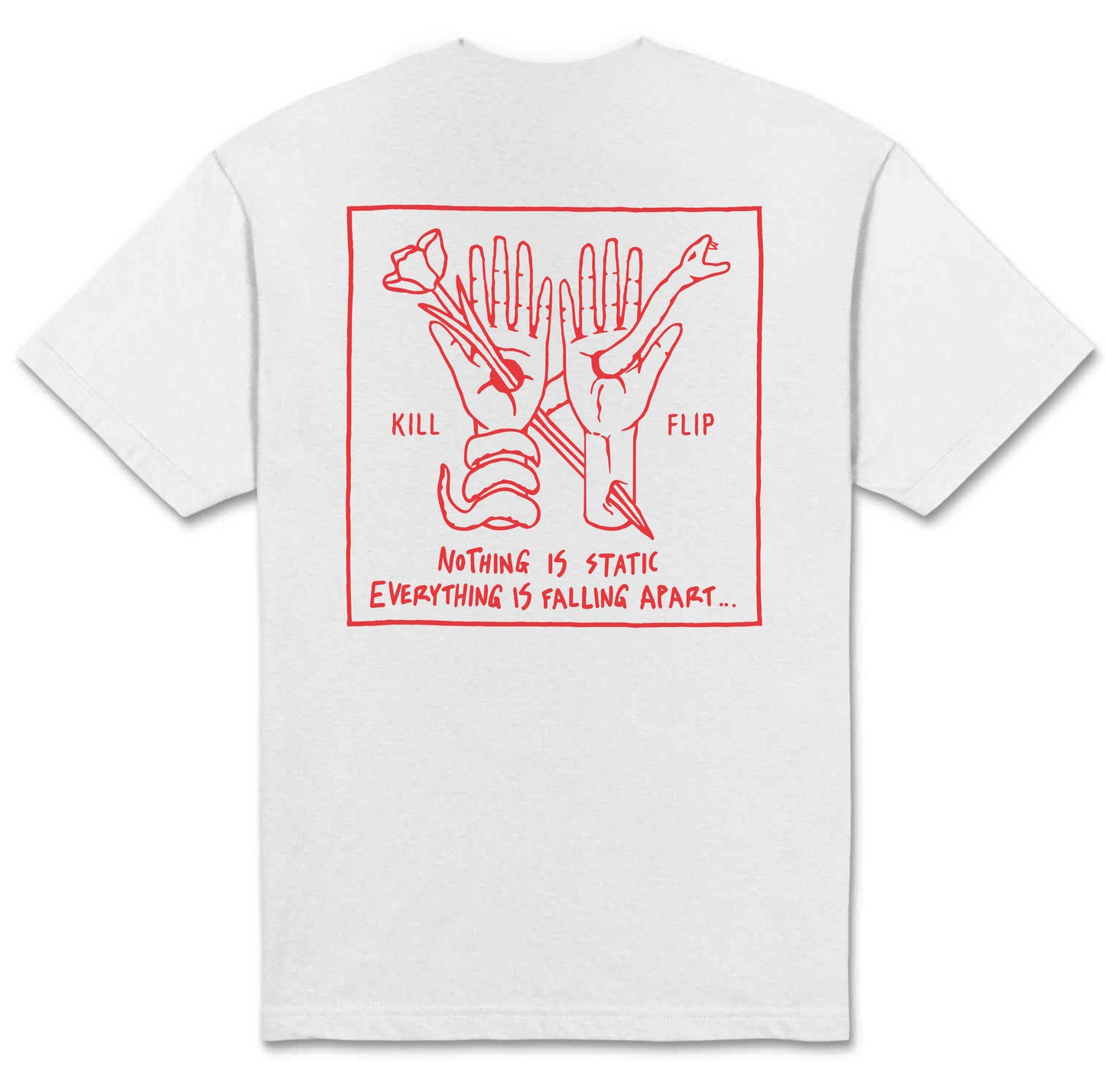 Nothing Static Tee Men - White