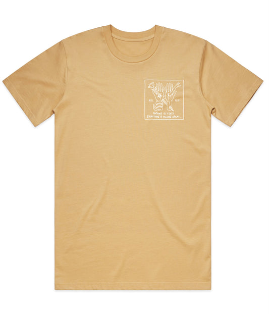 Nothing Static Tee Men - Brown