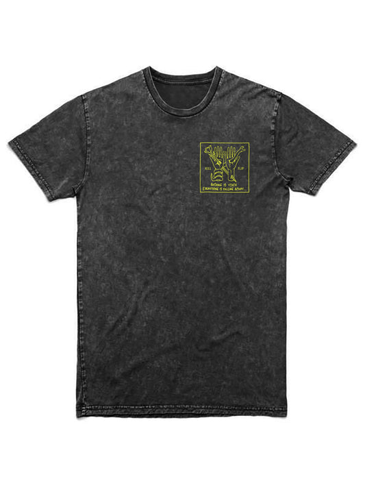 Nothing Static Tee Men - Blackwash