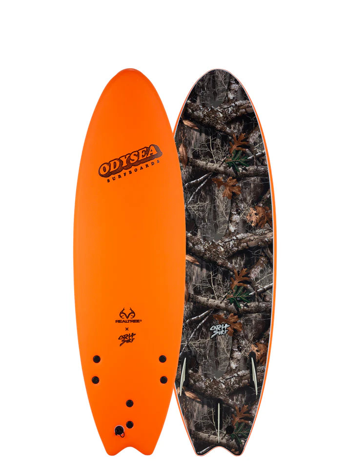 Odysea Skipper (Tri Fin) - 6'0" x Realtree® Edition - Orange