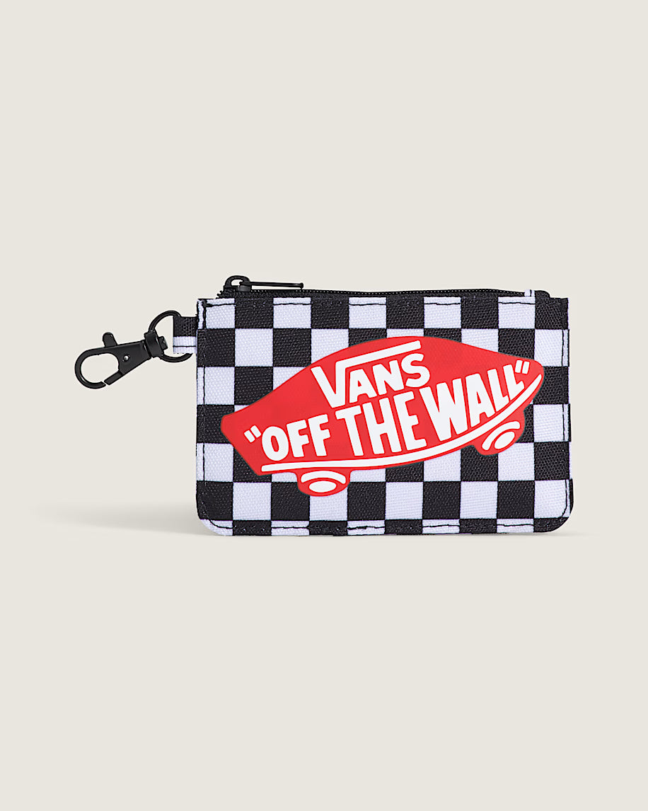 Original Vans Off The Wall Zip Wallet - Black/White