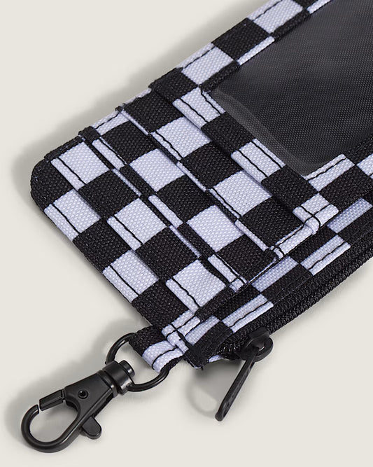 Original Vans Off The Wall Zip Wallet - Black/White