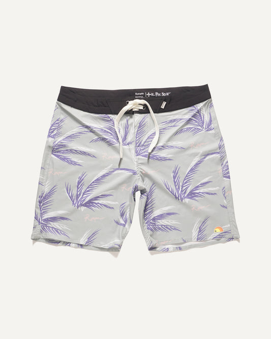 Rutopia Purple Palm Boardshort Men - Coral