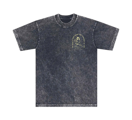 Raw Body Relax Tee Men - Blackwash