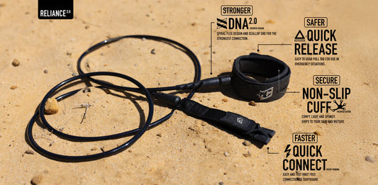 SAMPLE.....Creatures Reliance 2.0 Quick Connect Leash - Black/Silver
