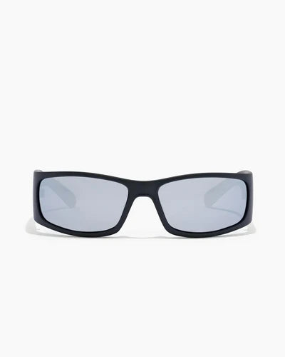 RV- Doomsday Machine Matte Black Silver-Grey Polarized