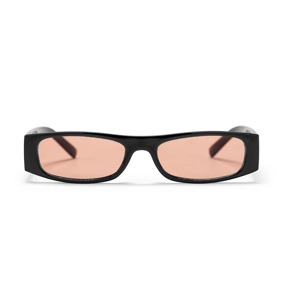 Sigrid Shiny Black/Light Orange