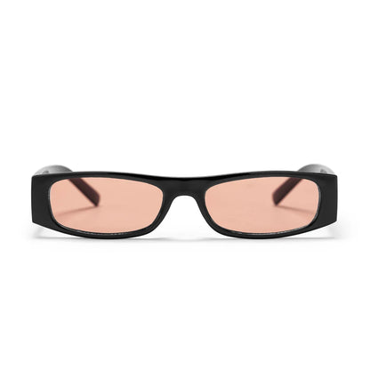 Sigrid Shiny Black/Light Orange