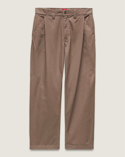 Original Vans Skate Loose Pleated Pants - Walnut