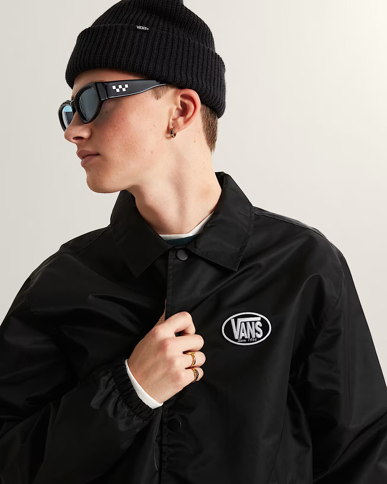 Original Vans Torrey Coaches Jacket 2.0 - Black/White