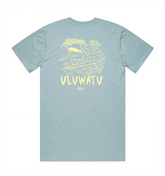 Uluwatu Tee Men - Bluewash