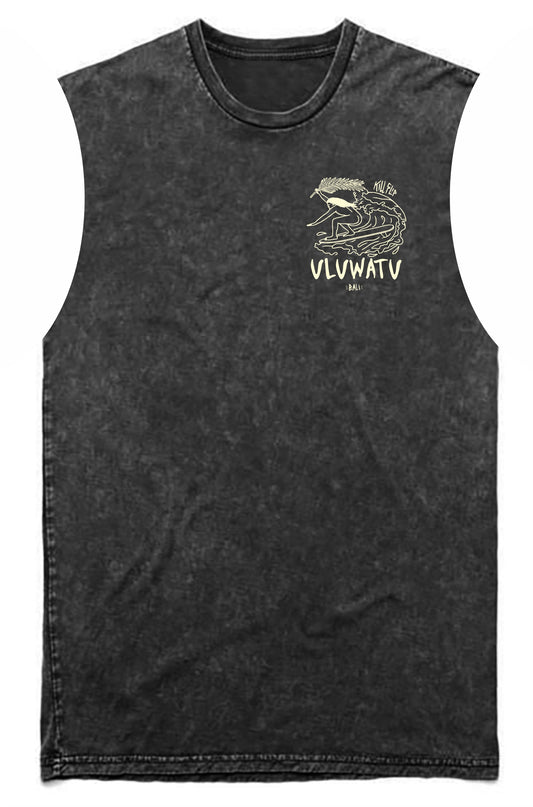 Uluwatu Muscle Tee Men - Blackwash