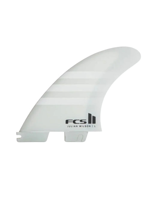 FCS II Julian Wilson Performance Core Tri Fins - White/White