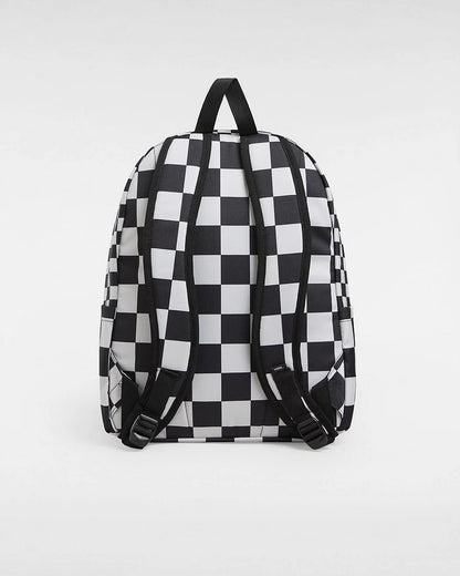 Original Vans Old Skool Check Backpack - Black Oatmeal