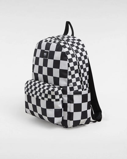 Original Vans Old Skool Check Backpack - Black Oatmeal