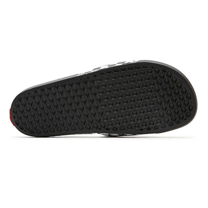 La Costa Slide - On Shoes - Checkerboard True White/Black