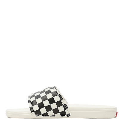 La Costa Slide - On Checkerboard Shoes - Black/Mars