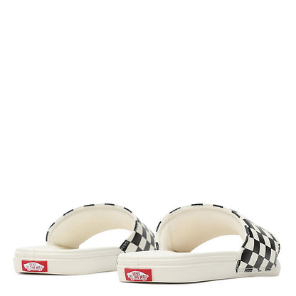 La Costa Slide - On Checkerboard Shoes - Black/Mars