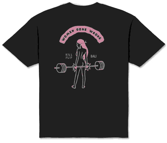 Women Wrong Boxy Tee Men - Black