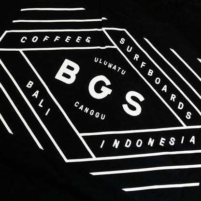 BGS Trippy Crop Tee Black