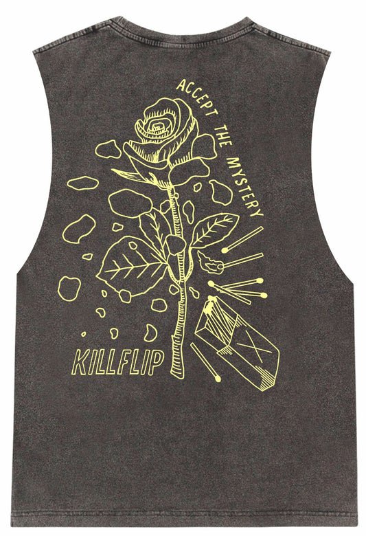 Mystery Muscle Tee Men - Blackwash