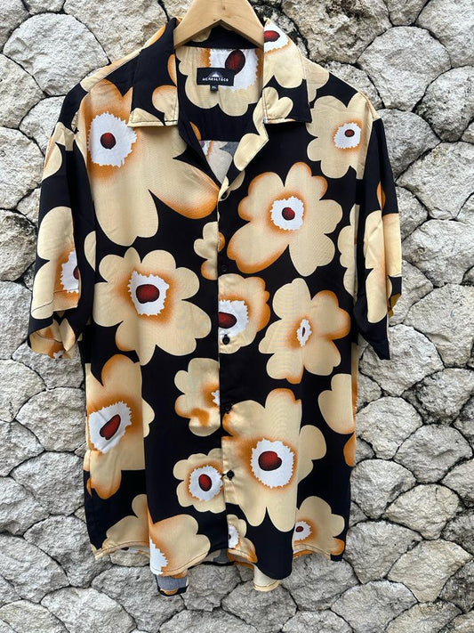 Wearsly Yellow Bloom Shirt