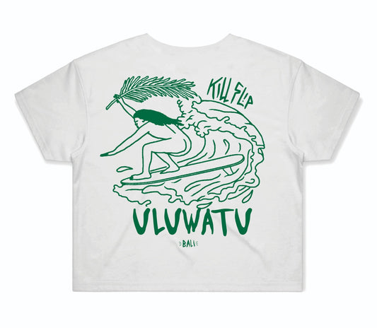 Uluwatu Crop Tee Women - White
