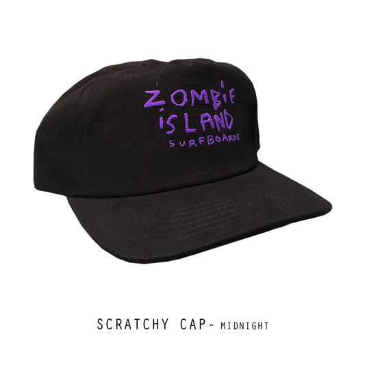 ZombieIsland Scratchy Cap - Black