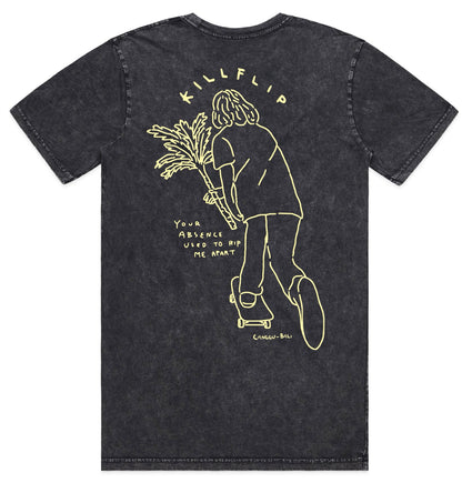 Skatepush Tee Men - Blackwash
