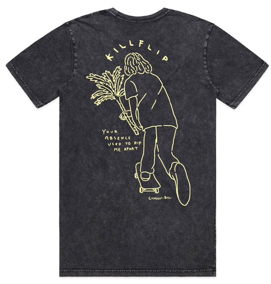 Skatepush Tee Men - Blackwash