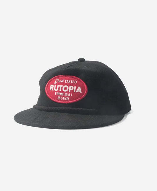 Rutopia Shield Rutopia Logo Cap - Black